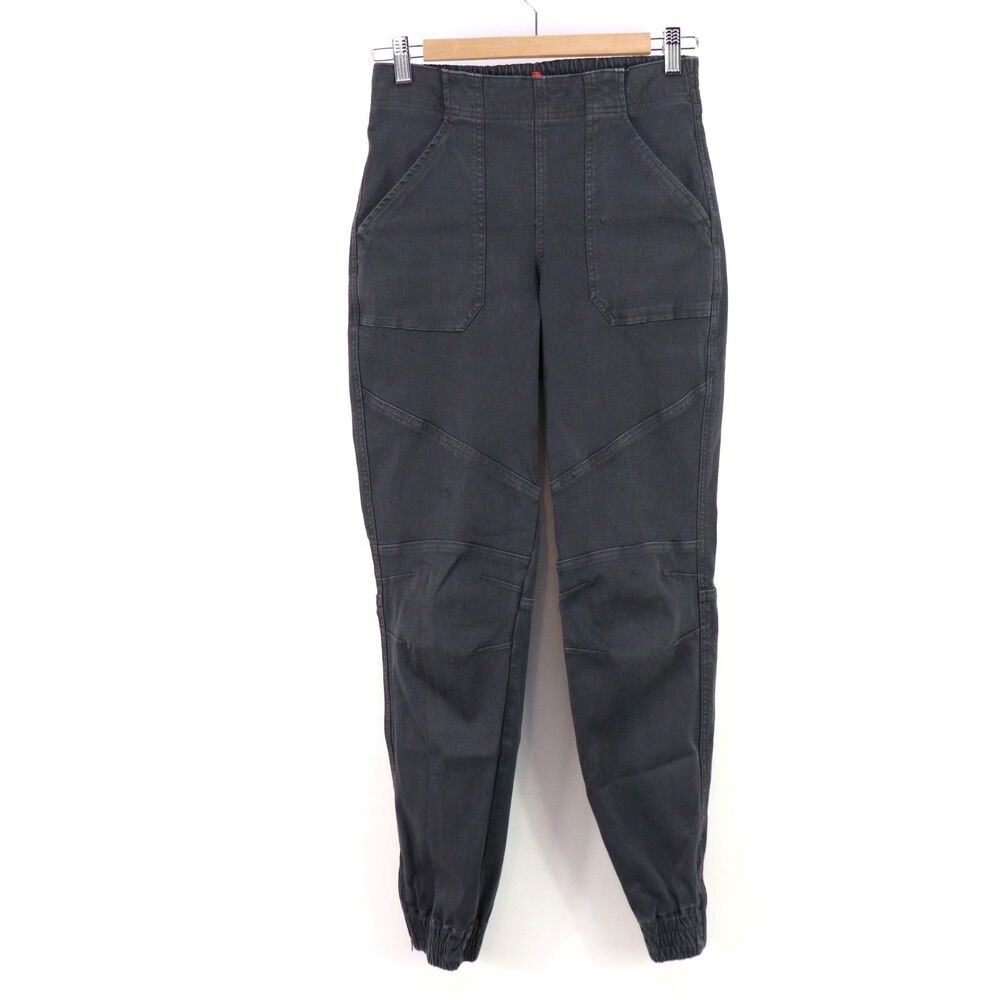 SPANX Stretch Twill Cargo Jogger Pants Zip Ankle size Small - Picture 2 of 5
